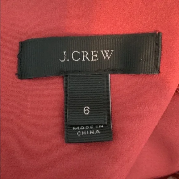 J. Crew Peasant Dress Sparkly Floral Cottagecore Faux Wrap  Dress Size 6 - Picture 10 of 13